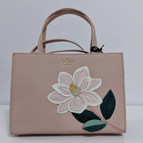 NWT Kate Spade Swamped Magnolia Sam Satchel - Picture 2 of 7